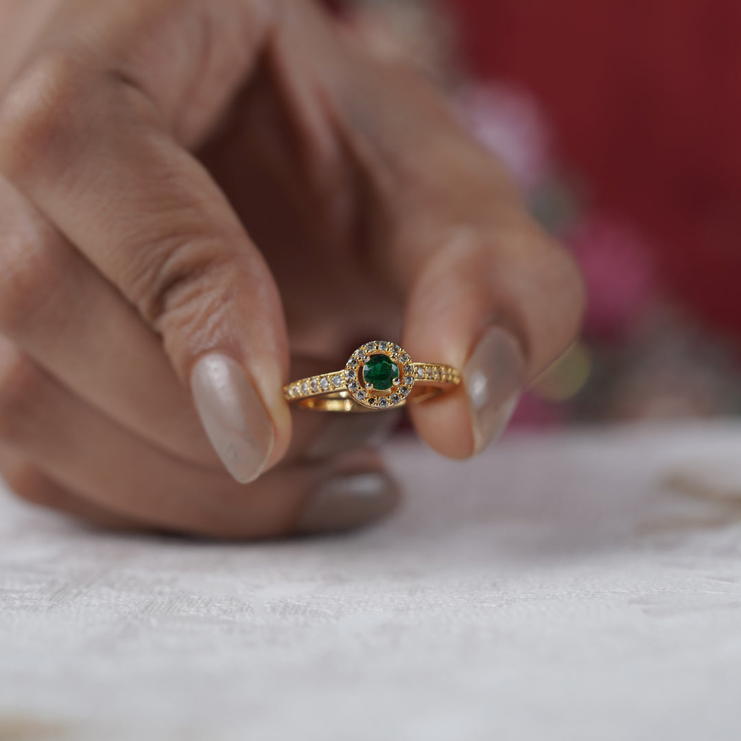Crown Halo Diamond Ring jewellery product view 11
