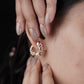 Diamond Enamel Hoop Earrings jewellery product view 8
