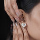 Opulent Heart Blossom Earrings jewellery product view 8