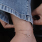 Luxpenny Twin Heart Rose Gold Anklet jewellery product view 6