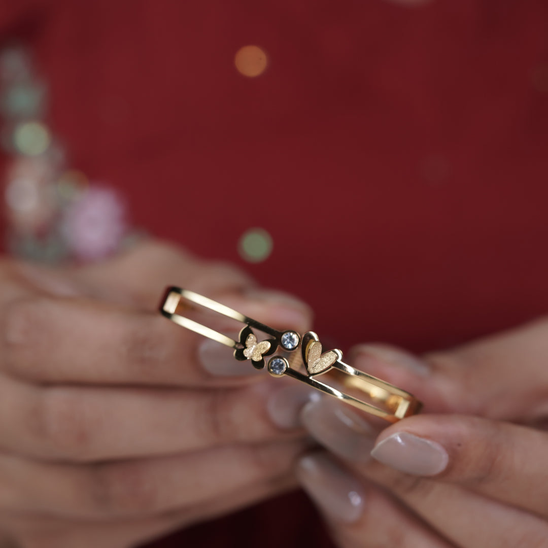 Butterfly Heart Luxe Kada jewellery product view 7