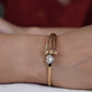 Divine Love Heart Gold Bracelet Kada jewellery product view 8
