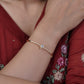 Elite Floral Spark Gold Kada jewellery product view 6