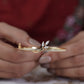 Flutter Butterfly Zircon Gold Kada jewellery product view 10