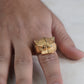 Gold Panther Stealth Band Ring jewellery product view 4