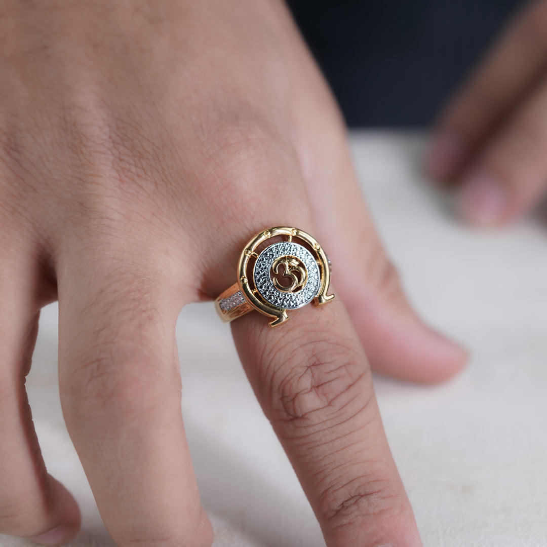Celestial Om Bliss Ring jewellery product view 7