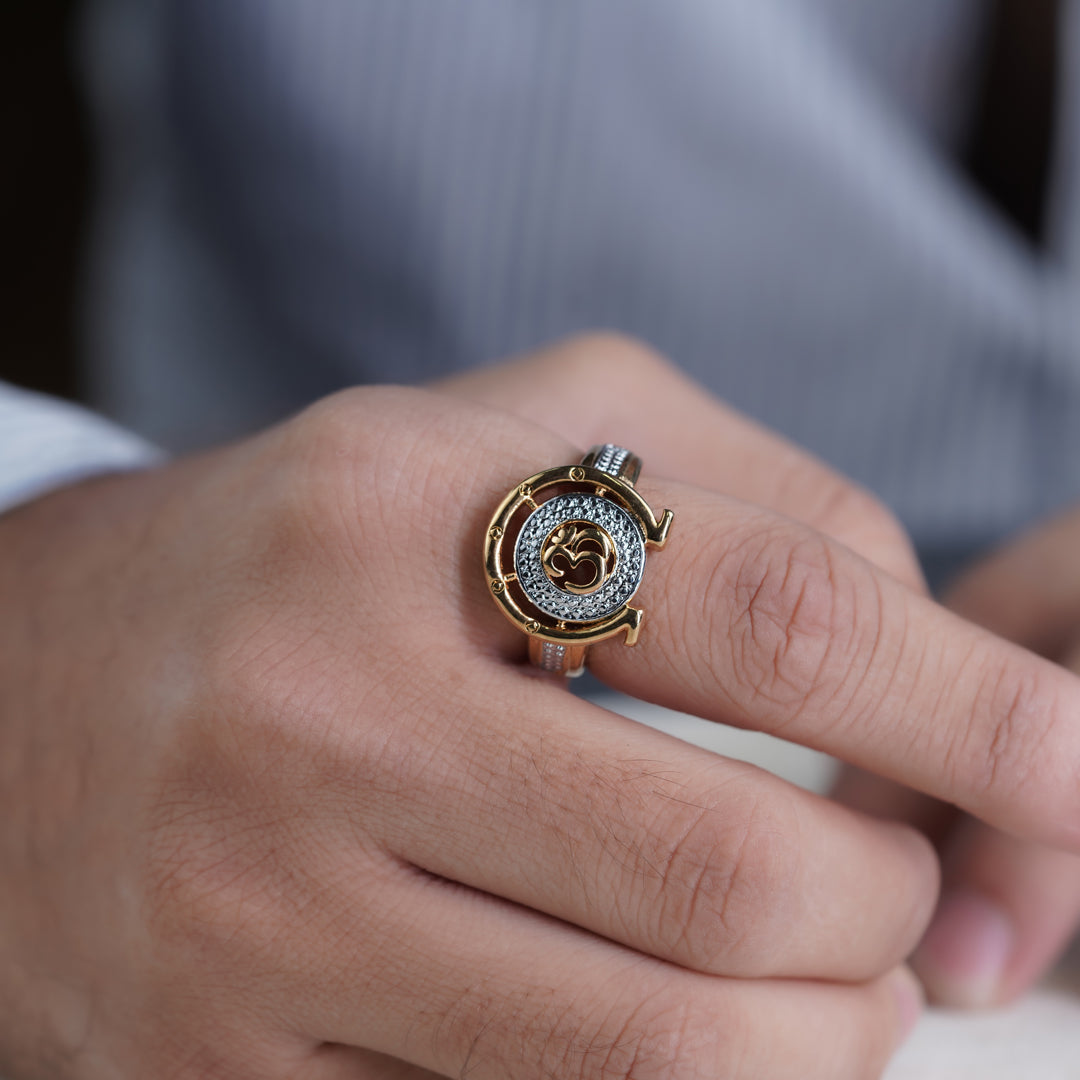Celestial Om Bliss Ring jewellery product view 4