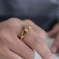 Golden Panther Link Ring jewellery product view 2