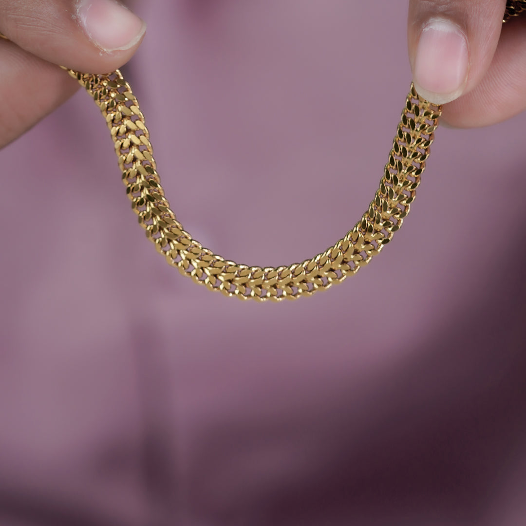 Luxury Gold Statement Chain jewellery product view 6
