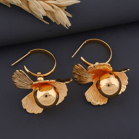 Flora Shine Earrings jewellery product view 1