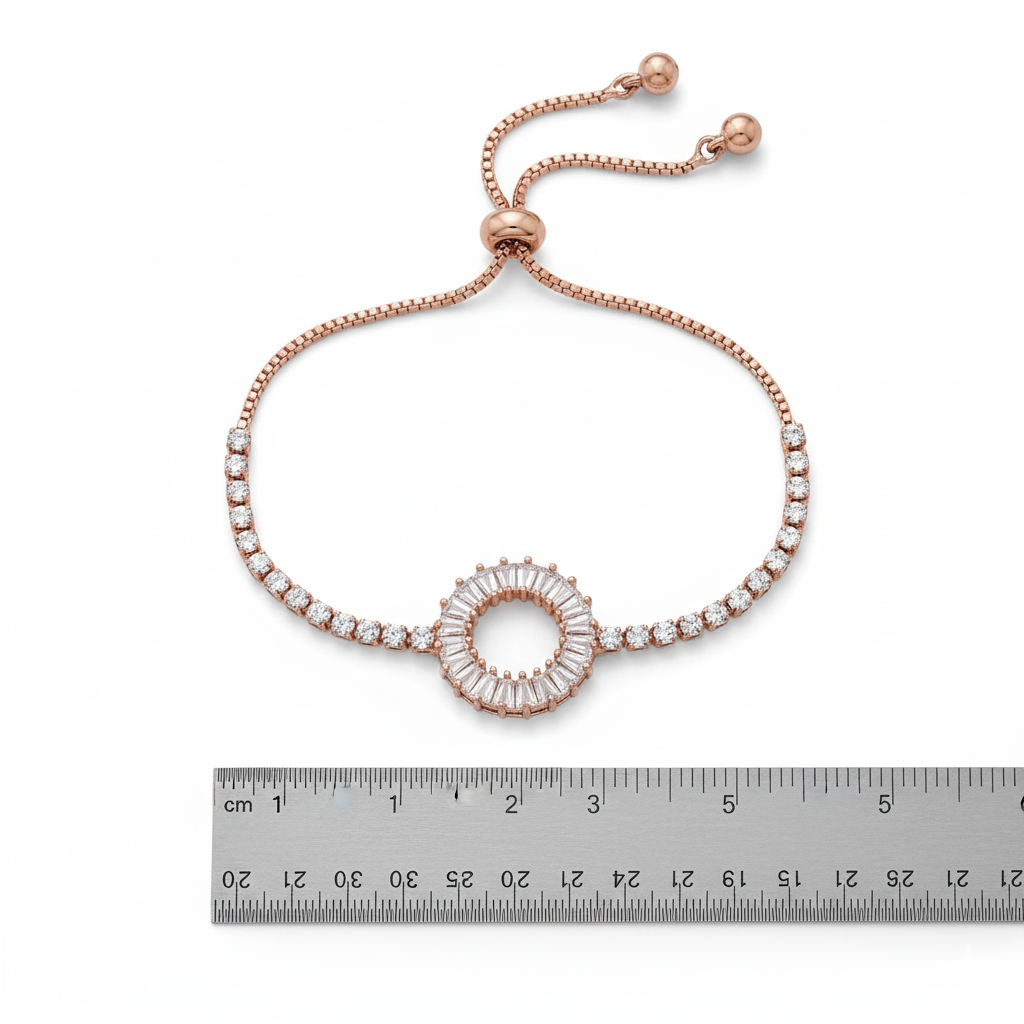 Round Adjustable Slider Bracelets jewellery product view 9