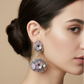 Lilac Luxe Dangles Earrings jewellery product view 5