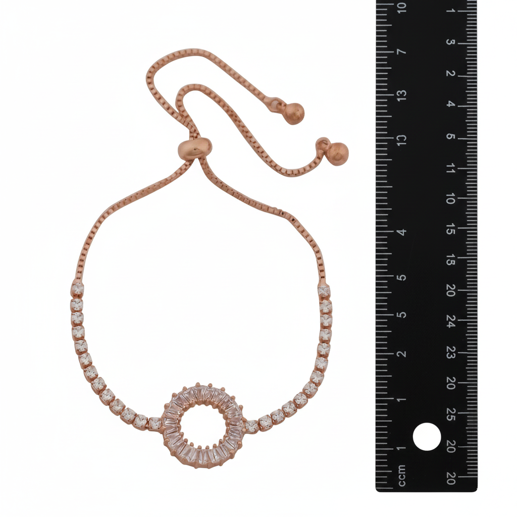 Round Adjustable Slider Bracelets jewellery product view 10