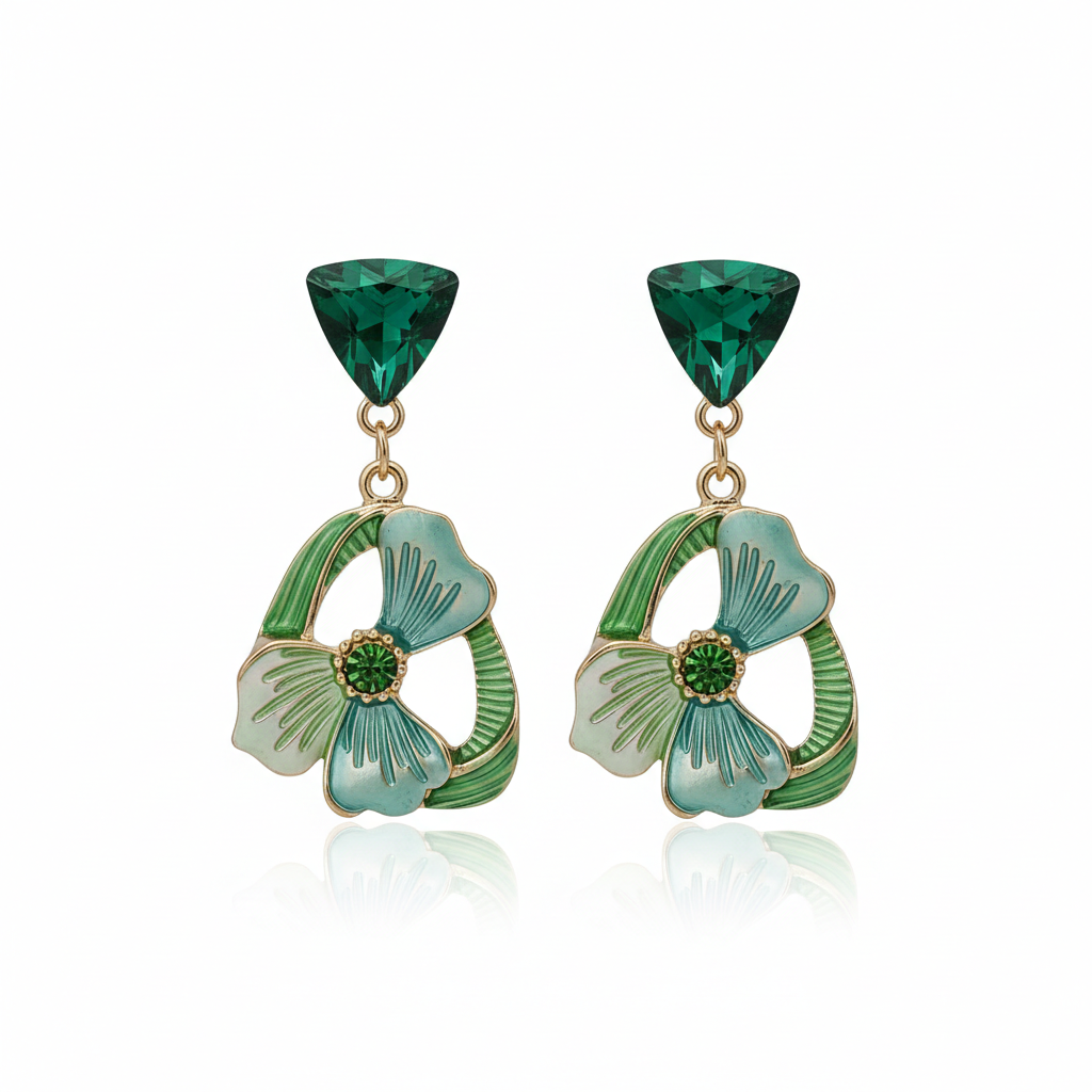 Verde Luxe Earrings jewellery product view 6