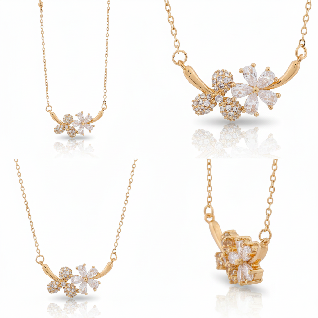 Blossom Grace Necklace style 2 jewellery product view 11