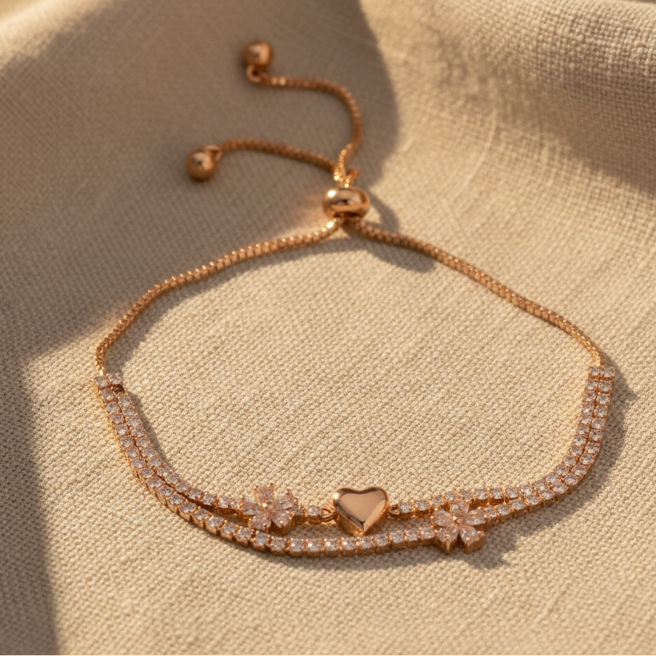 Aashika Adjustable Slider Bracelet jewellery product view 4
