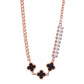 Clover Black Necklace jewellery product view 8