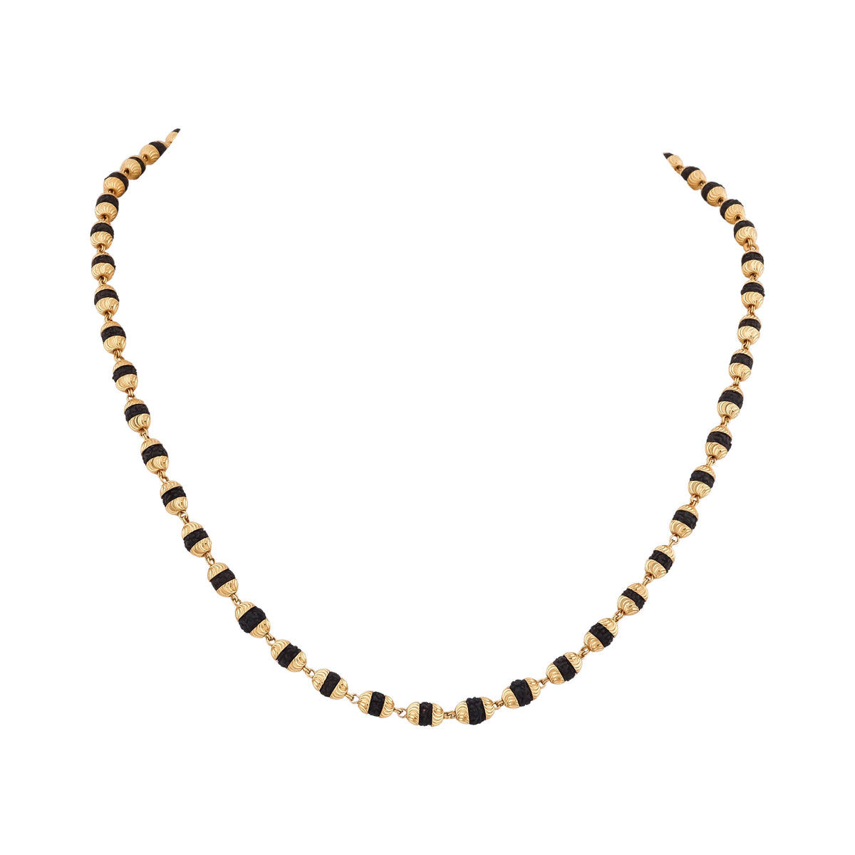 Rudra Gold Bead Chain jewellery product view 2