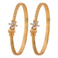 Floral Stone Kada Bangles jewellery product view 7