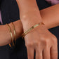Classic Slim Gold Bangles jewellery product view 9