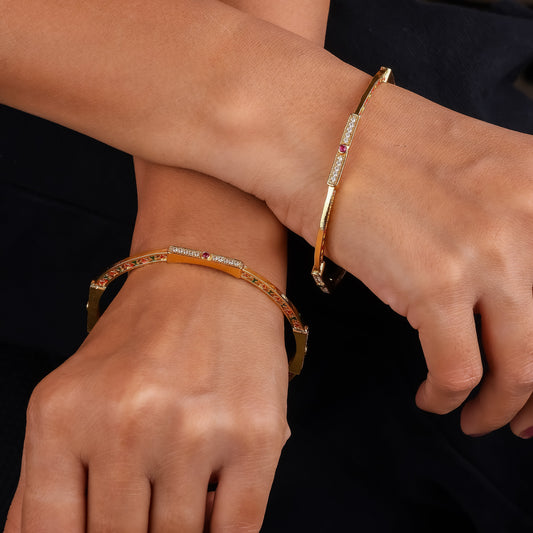 Ruby Prism Bangles jewellery product view 2