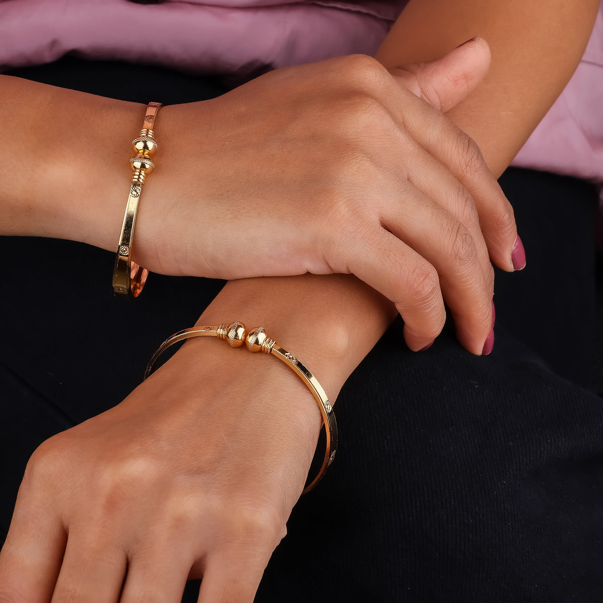 Elegant Line Kada Set jewellery product view 3