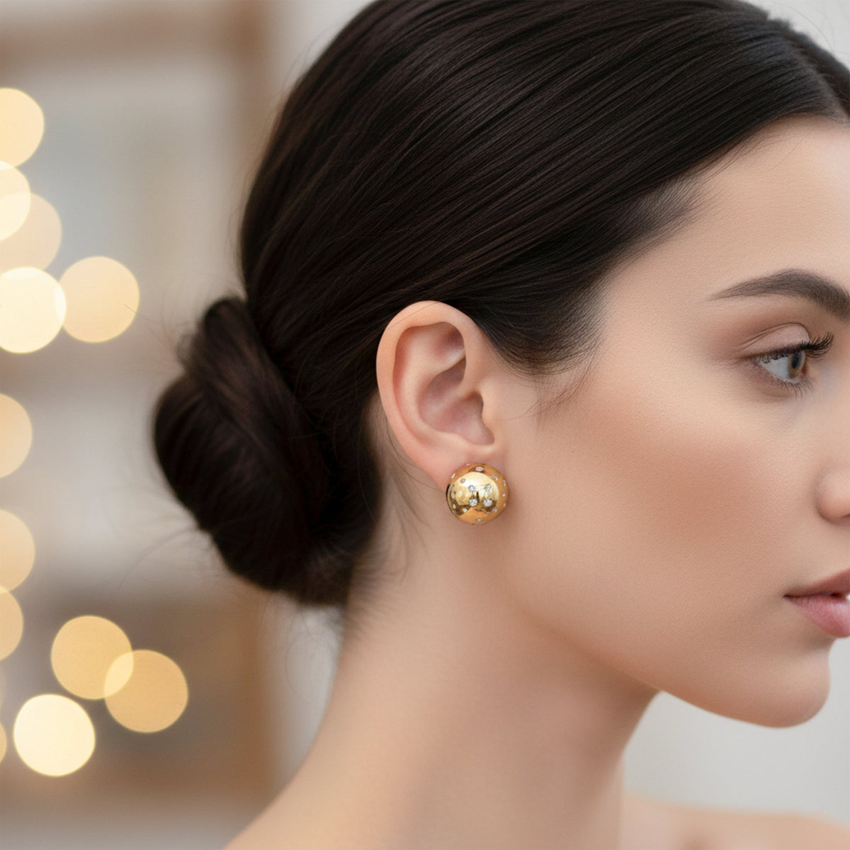 Dazzle Dot Earrings jewellery product view 9