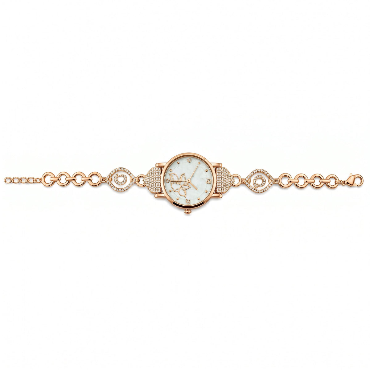 Ivory Luxe Crystal Watch jewellery product view 2