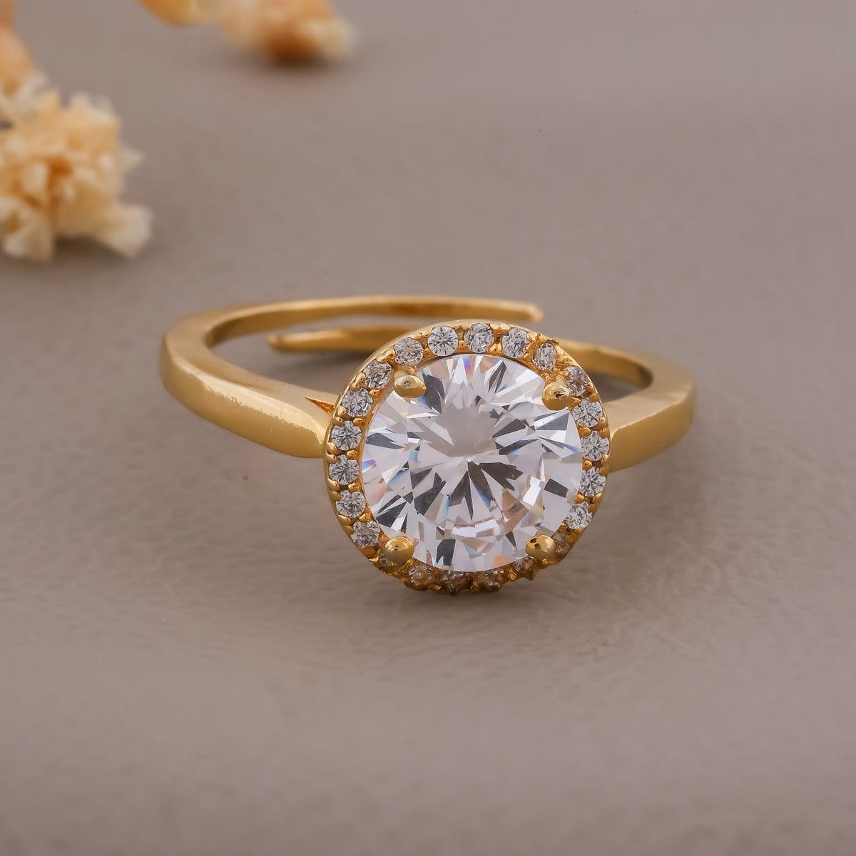 Riya Crystal Ring jewellery product view 1