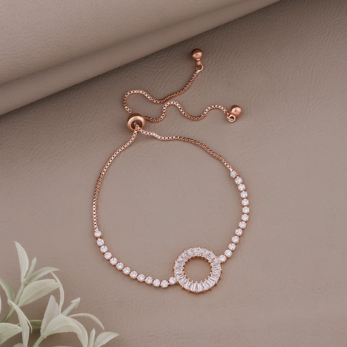 Round Adjustable Slider Bracelets jewellery product view 11
