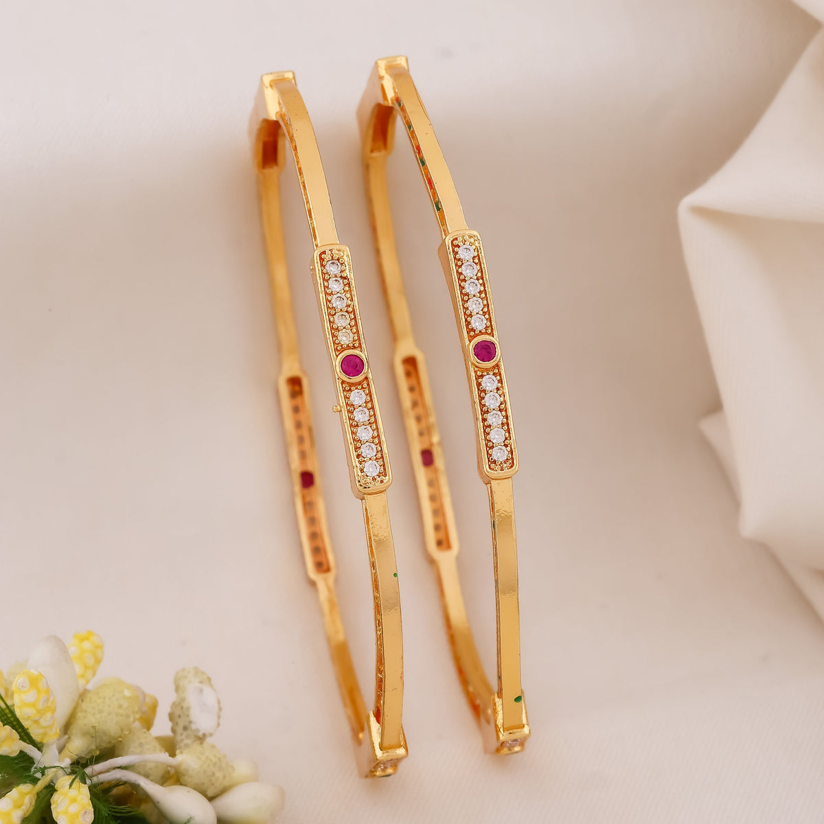 Ruby Prism Bangles jewellery product view 1
