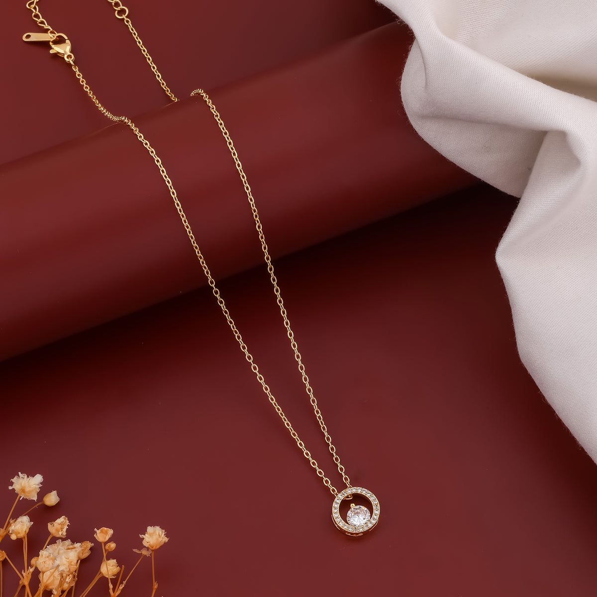 Saanvi Daimond Necklace jewellery product view 5