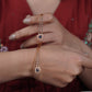 Clara Royal Heart Bangles jewellery product view 4