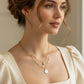 Veloura Luxe Double Layer Gold Pendant jewellery product view 5