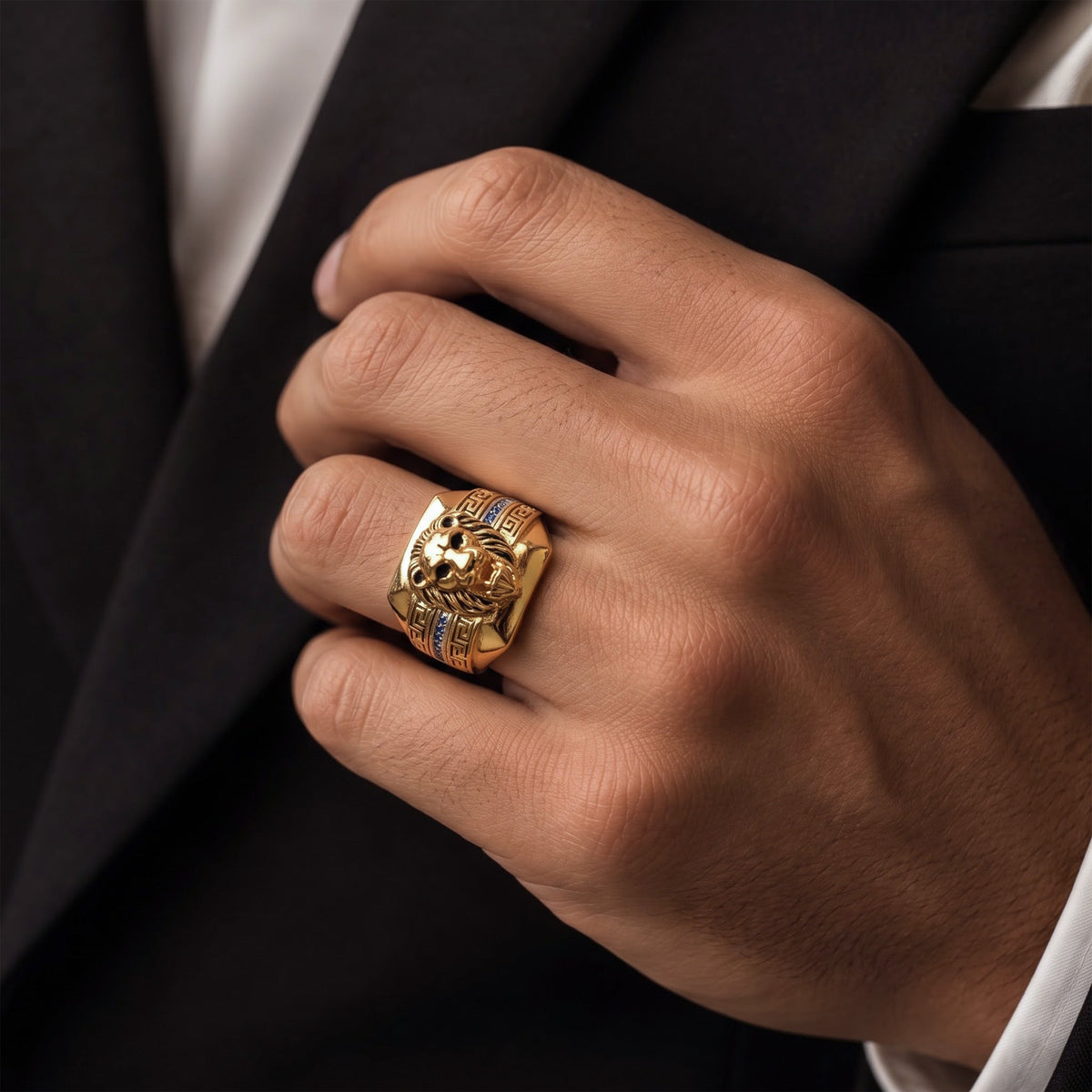 Samrat Lion Ring jewellery product view 5