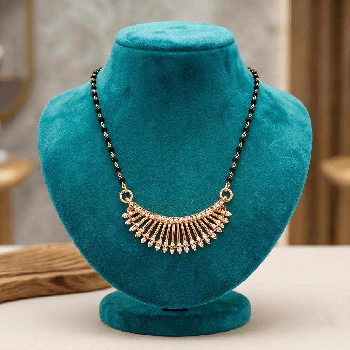 Apsara Sparkle Mangalsutra jewellery product view 2