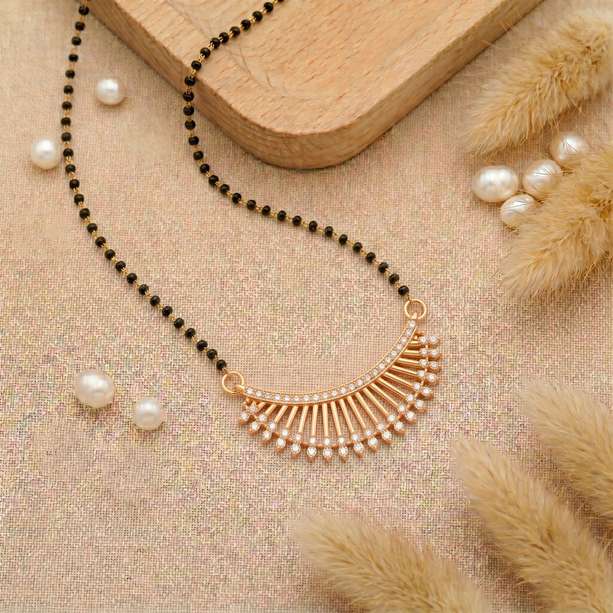 Apsara Sparkle Mangalsutra jewellery product view 6