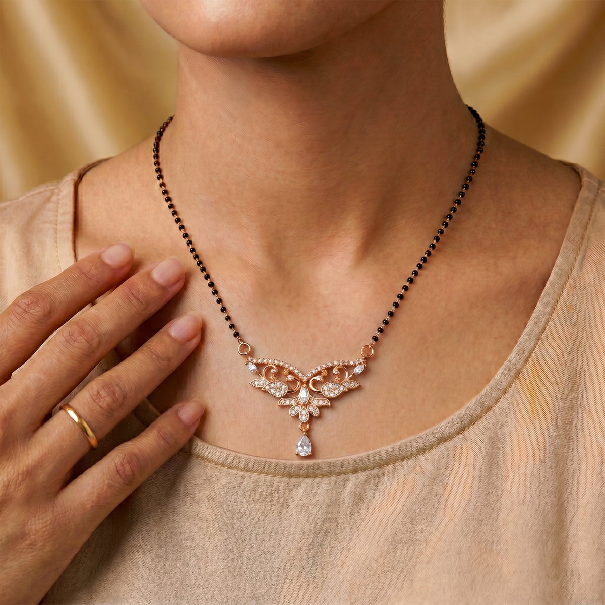 Mayurika Mangalsutra style 1 jewellery product view 6