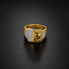 Om Power Gold Ring jewellery product view 1